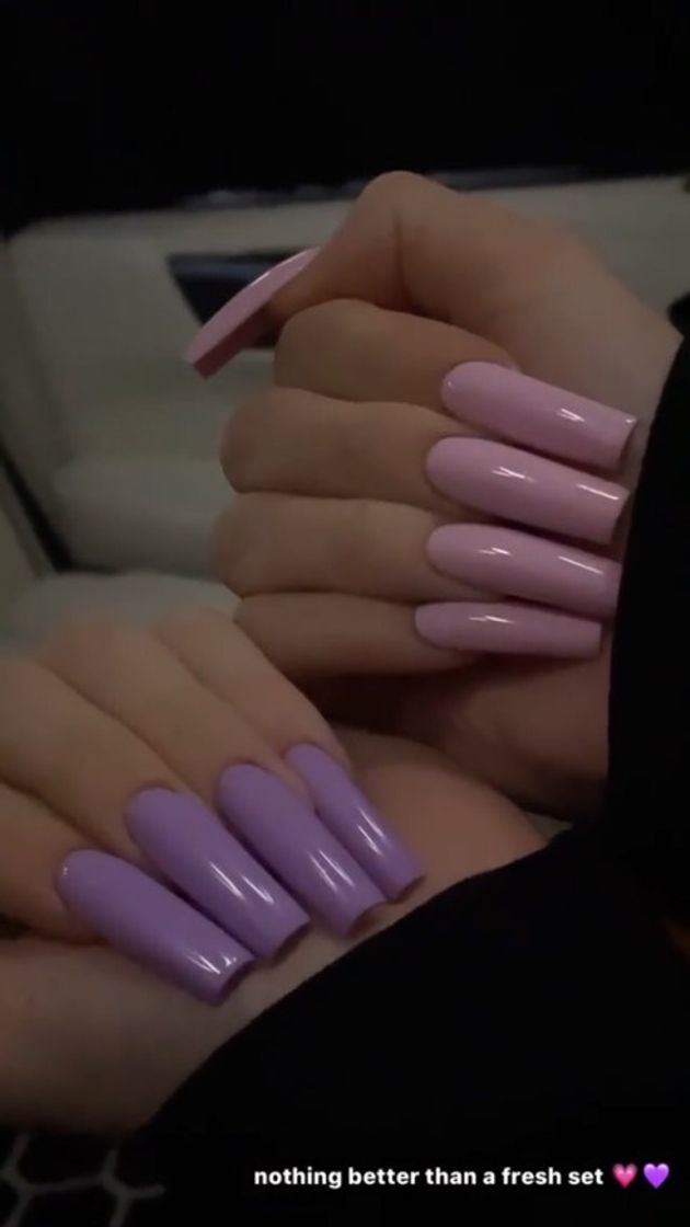 Fashion purple nails 💜