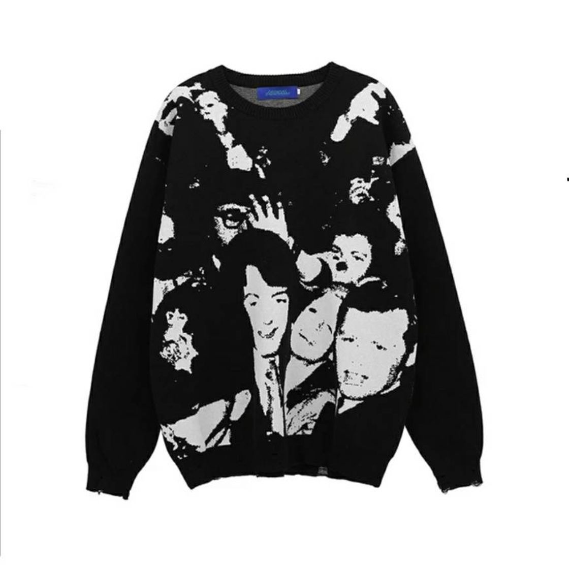 Fashion faces sweater 