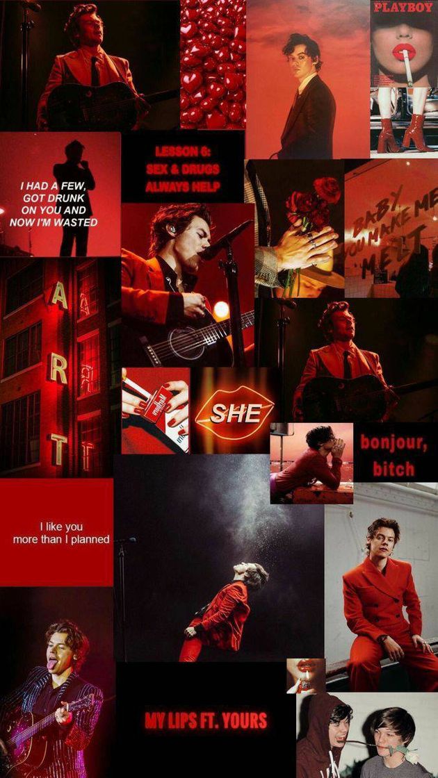 Moda Harry Styles red