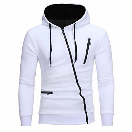 Lugar Original Sudadera Hombre Capucha Cremallera Sudadera para Hombre De Manga Larga Otoño