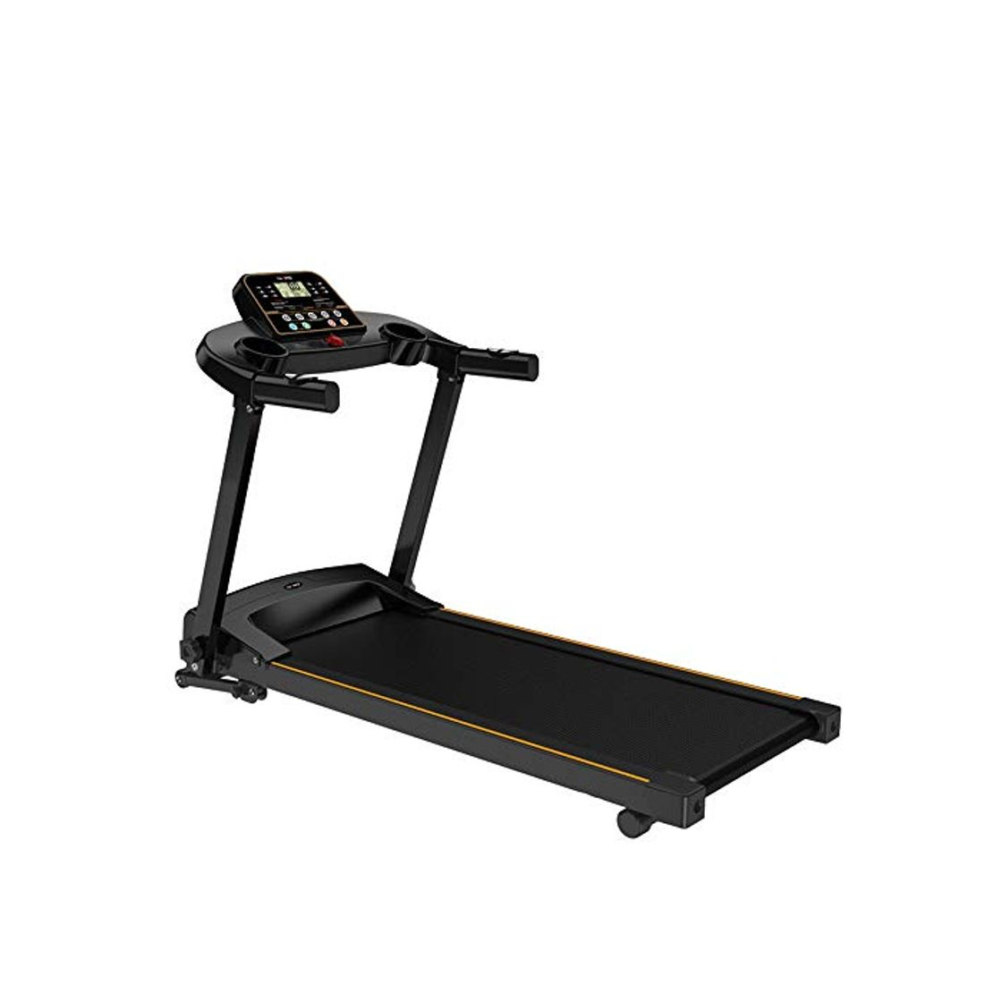 Social Cinta de correr plegable Inteligente digital plegable eléctrica de la máquina de ejercicio Extended Seguridad Barandilla Slip 5 capas de seguridad pista portátil de casa rodante Fitness Equipment Ejer