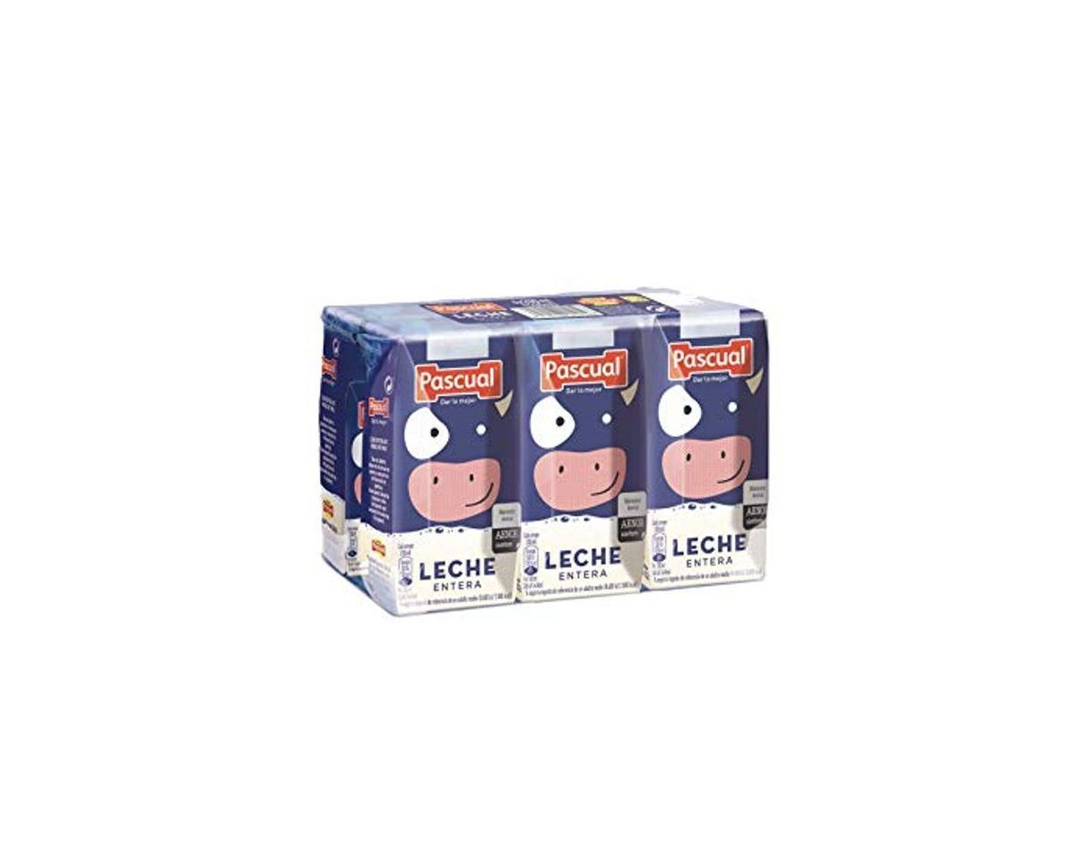 Producto Pascual Leche Entera - Paquete de 6 x 200 ml - Total