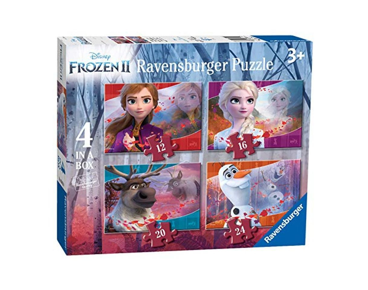Social Ravensburger - Puzzle Frozen 2, pack de 4 