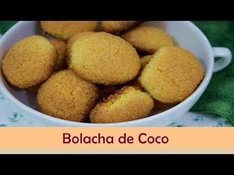 BOLACHAS DE COCO deliciosas, receita fácil - YouTube