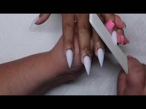 Acrylic Nail Tutorial - How To Apply Acrylic For Beginners - YouTube
