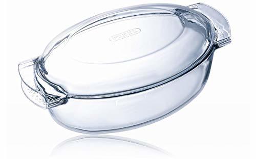 Productos Pyrex 460A000/5043 - Cacerola ovalada de cristal con tapa