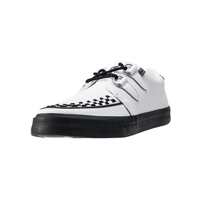 Productos T.U.K. Shoes White Leather VLK Creeper Sneaker EU41