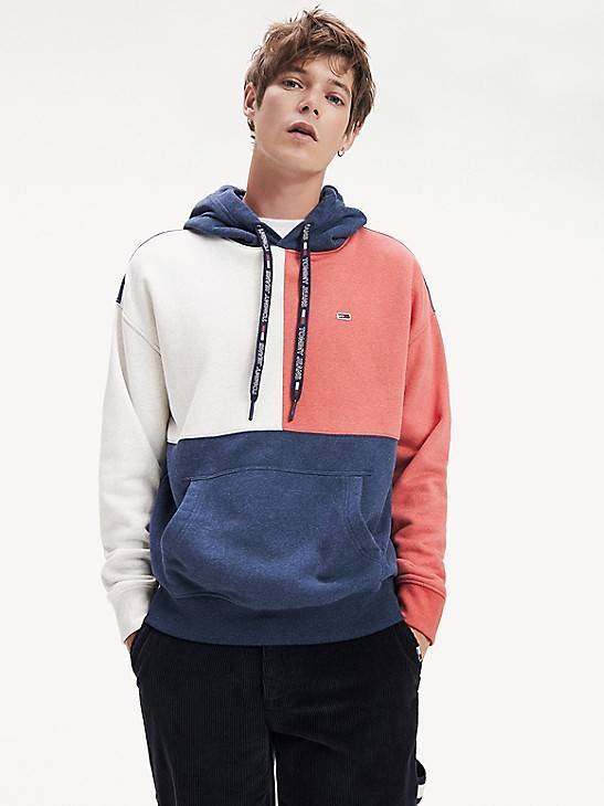 Moda Tommy colour blocked hoodie