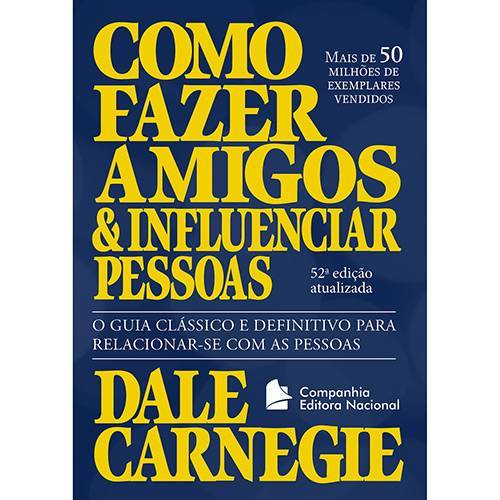 Book Como fazer amigos e influênciar pessoas