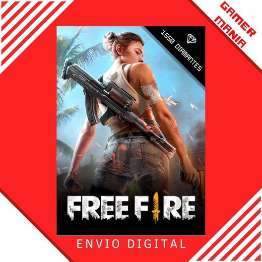 Free Fire 1550 Diamantes Gift Card