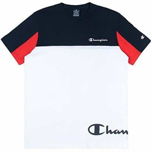 Champion Men T-Shirt Crewneck 213469, Größe:XL, Farbe:weiß