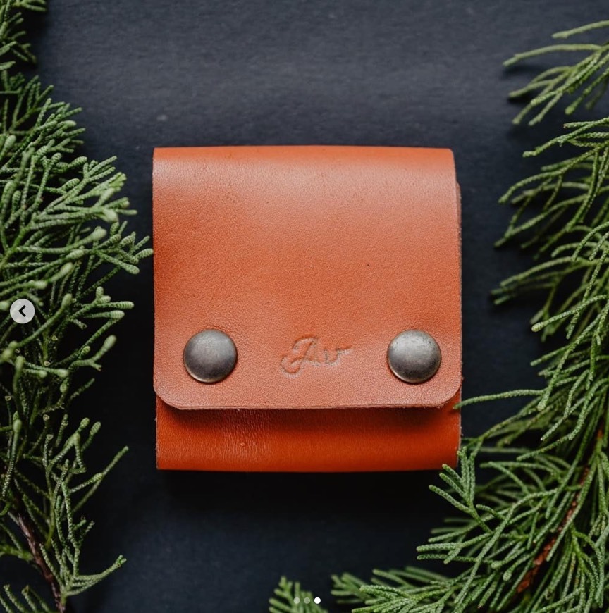 Social CF card leather case by AV Straps