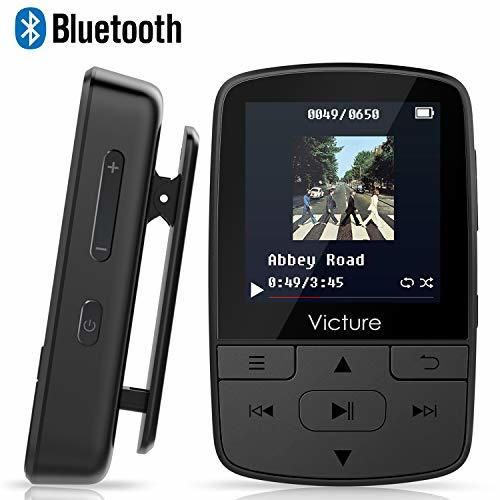 Victure Reproductor MP3 MP4 Bluetooth 4.1 Clip Running Reproductor de Música para