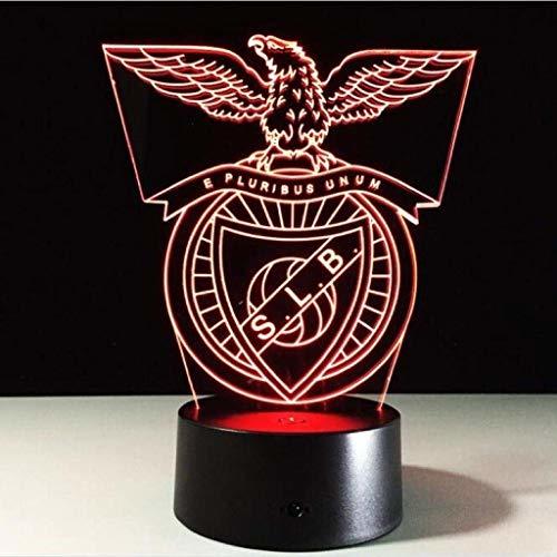 Producto CXF Luz de la Noche Luz Nocturna Benfica Illusion 3D for niños,