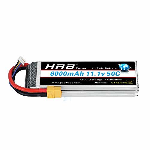 Product HRB 3S 11.1V 6000mAh 50C RC LiPo batería con XT60 Plug para