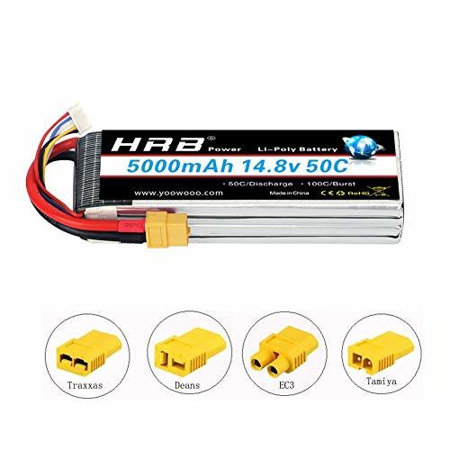 Product HRB 5000mAh 14.8V 50C 4S Lipo batería Pack for Modelismo RC Car