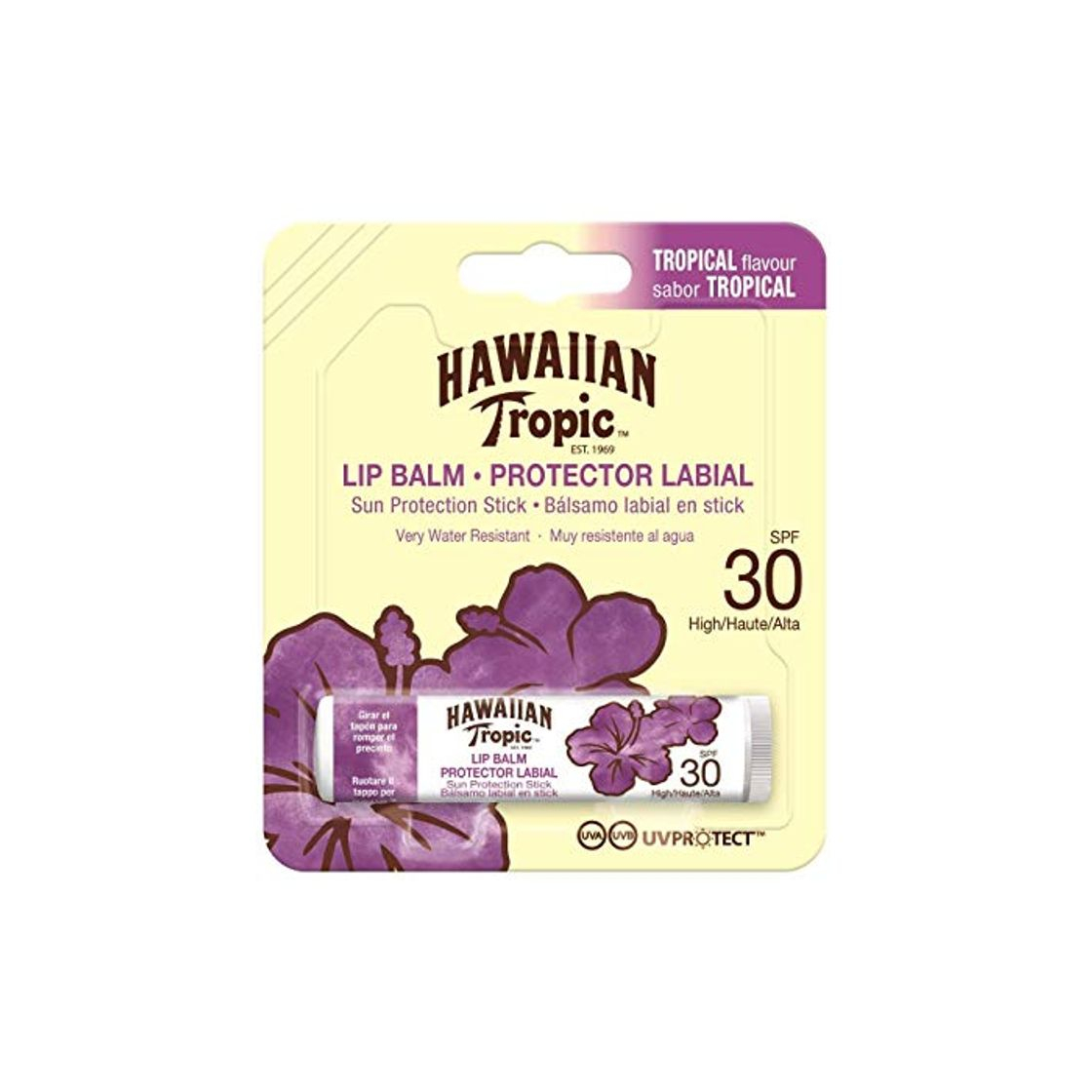 Belleza Hawaiian Tropic Lip Balm - Bálsamo Protector Solar de Labios SPF 30