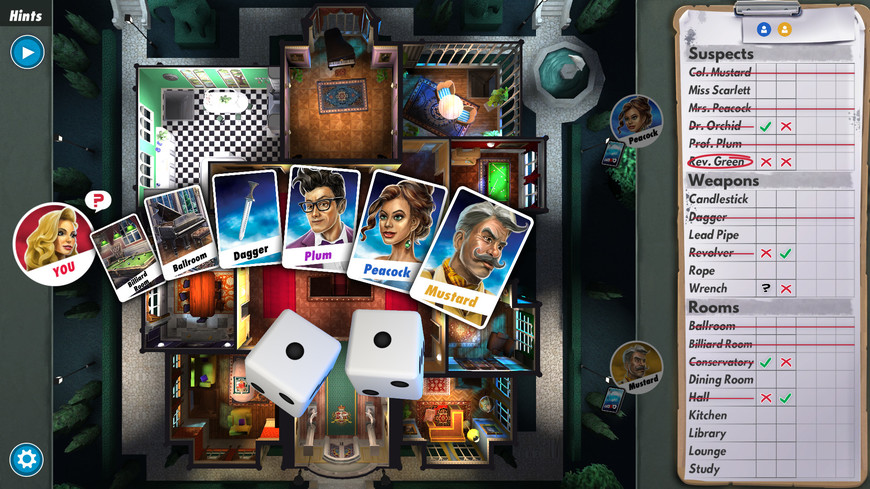 App Cluedo online