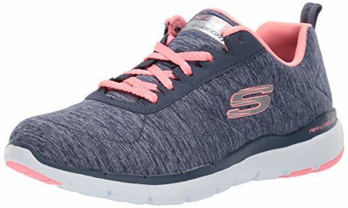 Social Skechers Women's Flex Appeal 3.0-INSIDERS Trainers, Blue