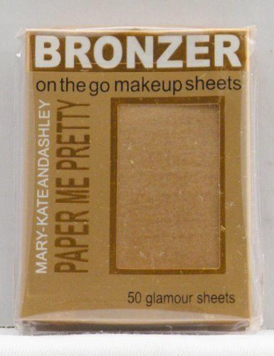 Mary-Kate & Ashley Paper Me Pretty Bronzer Makeup Sheets
