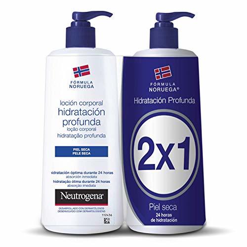 Social Neutrogena Loción Corporal Hidratación Profunda - Pack de 2 x 750 ml