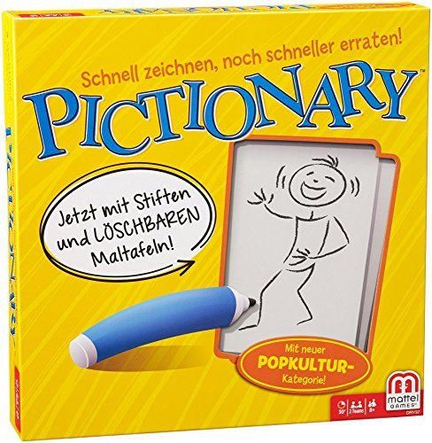 Mattel Games Pictionary Juego de Mesa de Palabras - Juego de Tablero