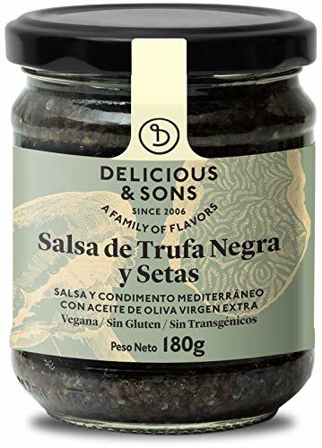 Product Delicious & Sons Salsa de Trufa Negra y Champiñones 180g