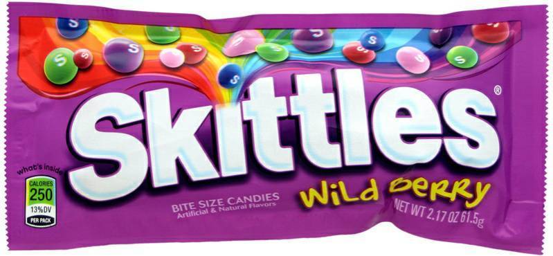 Productos Skittles wild berry