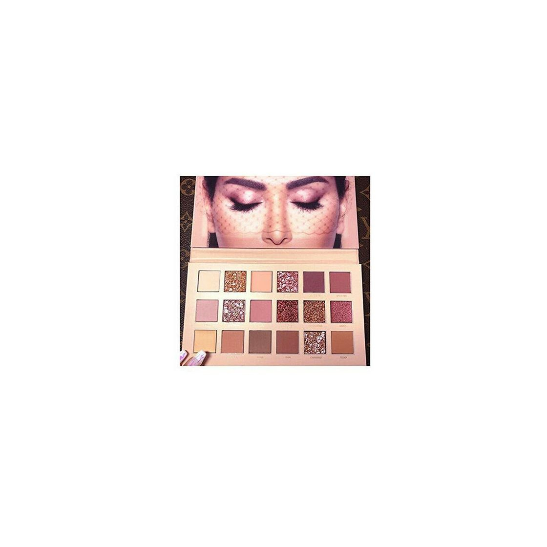 Product ZUYOKI Nueva paleta de sombras de ojos texturizadas HUDA BEAUTY Rose Gold