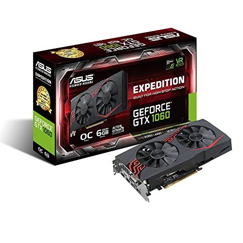 Electrónica ASUS EX-GTX1060-O6G GeForce GTX 1060 6GB GDDR5 - Tarjeta gráfica