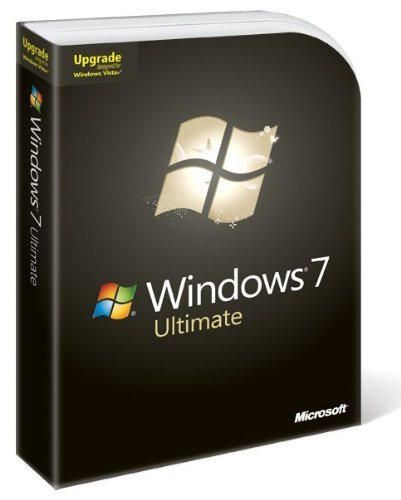 Microsoft Windows 7 Ultimate, Upgrade Edition for XP or Vista users