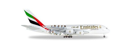 Herpa 529242 - Emirates Airbus A380 Real Madrid