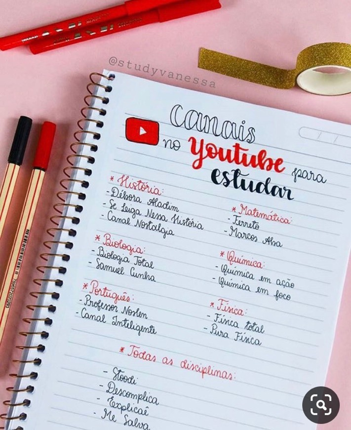 Moda • canais do youtube para estudar •