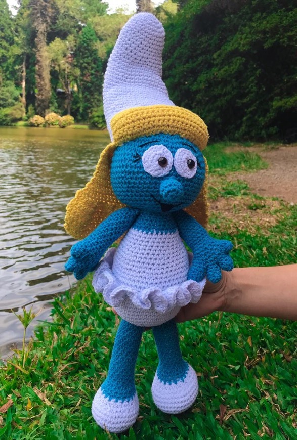 Producto • smurfette amigurumi •