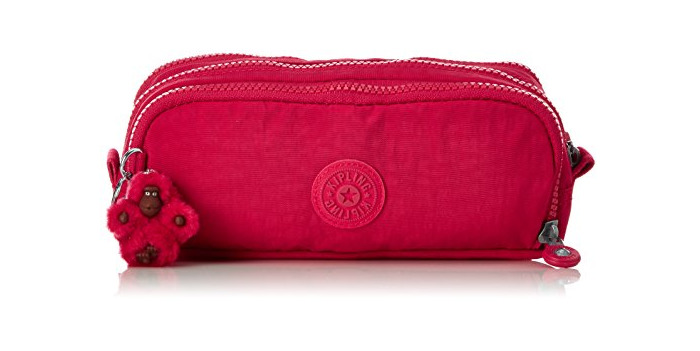 Social Kipling Gitroy Estuche grande, 23 cm, Rosa