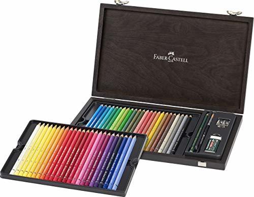 Producto Faber-Castell 117506 - Estuche de madera con 48 ecolápices acuarelables y accesorios