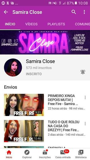 Samira Close - YouTube