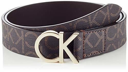 Calvin Klein CK Belt 3cm Cinturón, Marrón