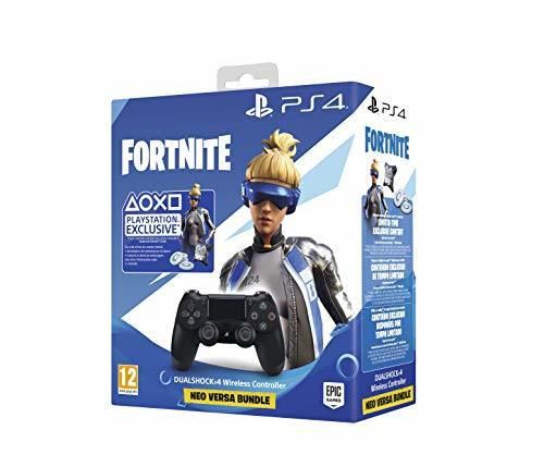 Sony - DualShock 4 V2 Fortnite VCH 2019 500 Vbucks, negro