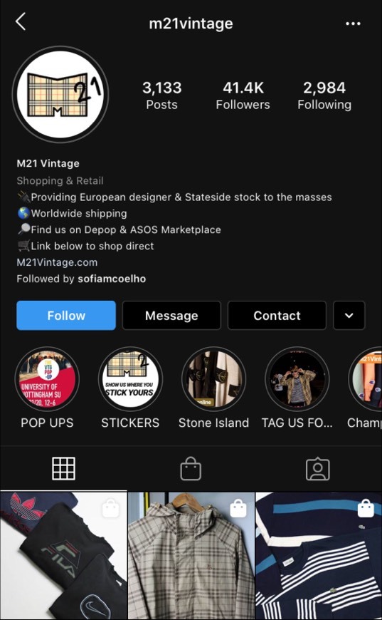 Social M21 vintage
