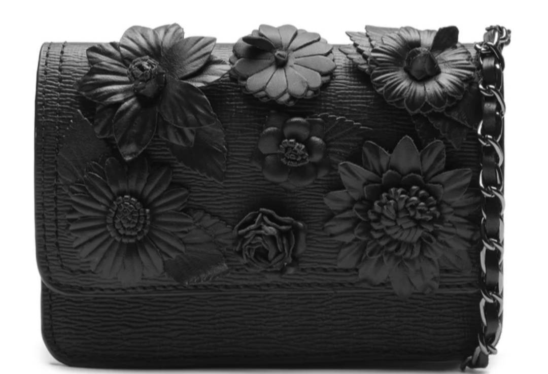 Moda LORENA FLOWERS BLACK👜