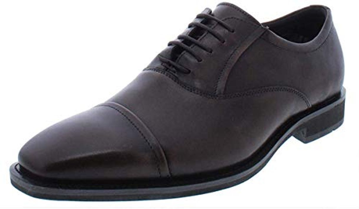 Fashion ECCO CALCAN, Zapatos de Cordones Oxford Hombre, Marrón