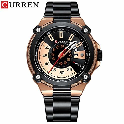 Lugar Relojes Hombres S Reloj Deportivo De Acero Inoxidable Reloj De Cuarzo Moda