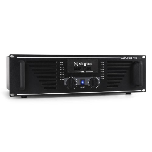 Lugares Skytec PRO-1500W DJs Amplificador Sonido Profesional Rack de 19 Pulgadas