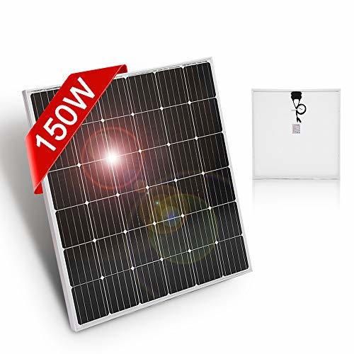 Panel Solar 150W Monocristalino 12V Módulo solar para casas jardines caravanas bombas