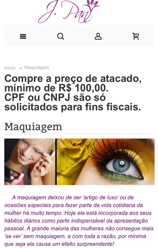 Site de Maquiagem 💄 