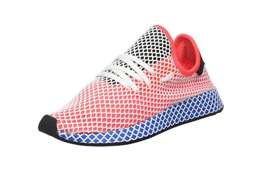 Adidas Deerupt Runner, Zapatillas de Gimnasia Para Hombre, Rojo