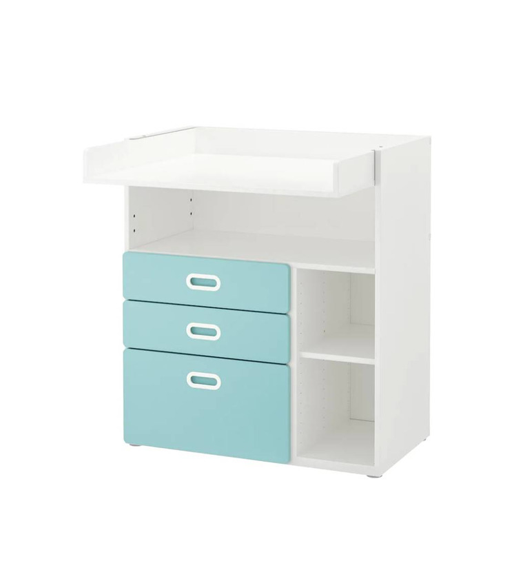 Social Trocador Azul C/ Gavetas Stuva/Fritids