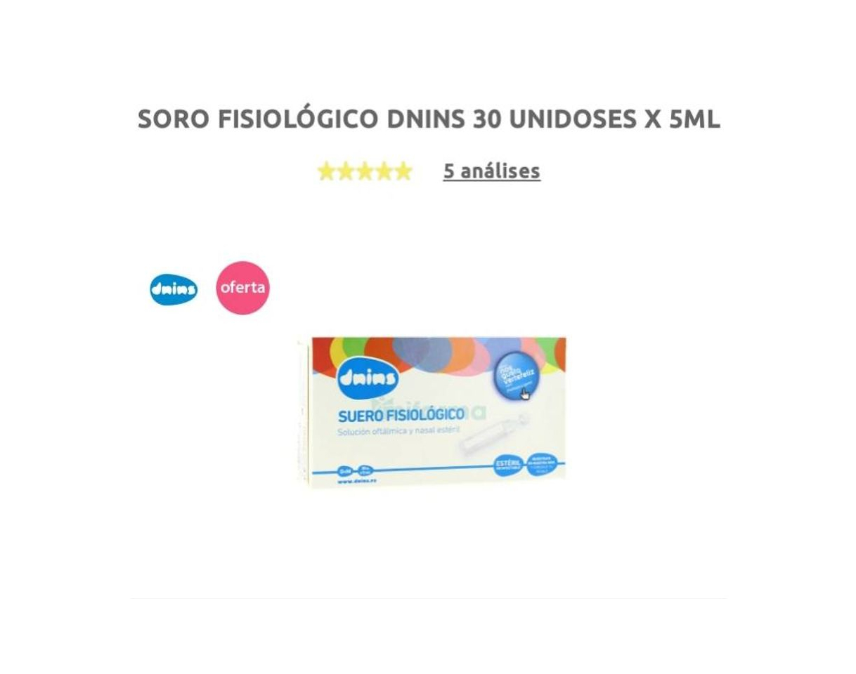 Products Soro Fisiológico Dnins Unidoses 