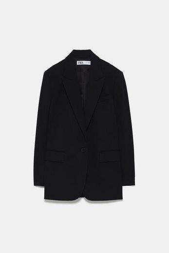 Product Zara Blazer Básico Preto